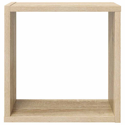 Mensole a Cubo 2 pz Rovere Sonoma 30x15x30 cm | homemem39