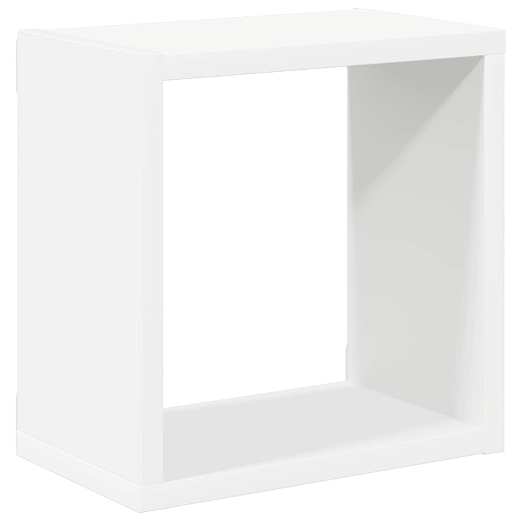 Mensole Parete a Cubo 4 pz Bianche 26x15x26 cm | homemem39
