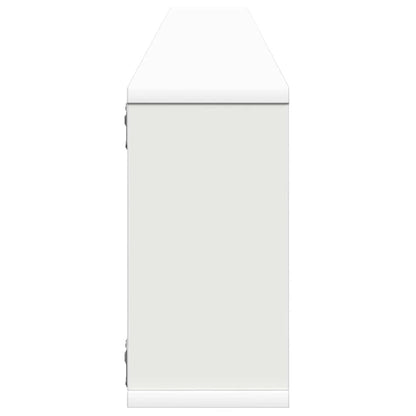 Mensole Parete a Cubo 2 pz Bianco 100x15x30 cm in Multistrato | homemem39