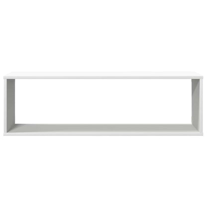 Mensole Parete a Cubo 4 pz Bianco 100x15x30 cm in Multistrato | homemem39
