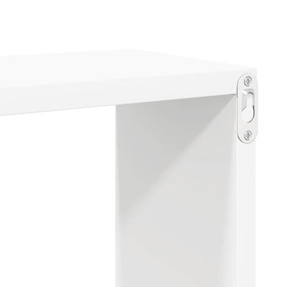 Mensole Parete a Cubo 4pz Bianche 60x15x23 cm Legno Multistrato | homemem39