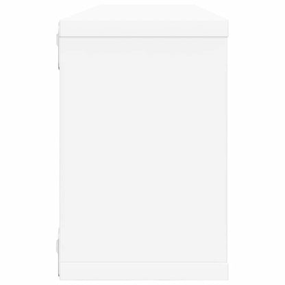 Mensole Parete a Cubo 6pz Bianche 60x15x23 cm Legno Multistrato | homemem39