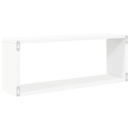 Mensole Parete a Cubo 6pz Bianche 60x15x23 cm Legno Multistrato | homemem39