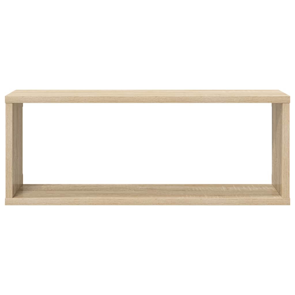 Mensole Parete a Cubo 4pz Rovere Sonoma 60x15x23 cm Multistrato | homemem39
