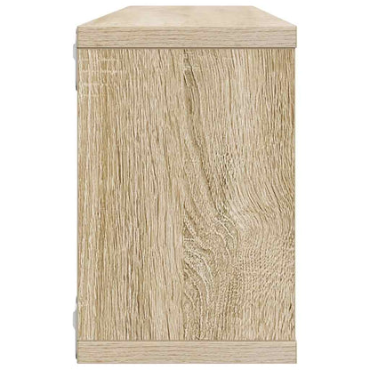Mensole Parete a Cubo 4pz Rovere Sonoma 60x15x23 cm Multistrato | homemem39