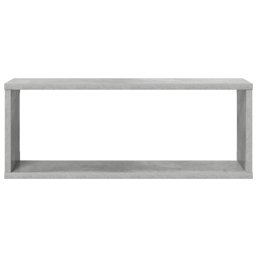 Mensole Parete a Cubo 4pz Grigio Cemento 60x15x23cm Multistrato | homemem39