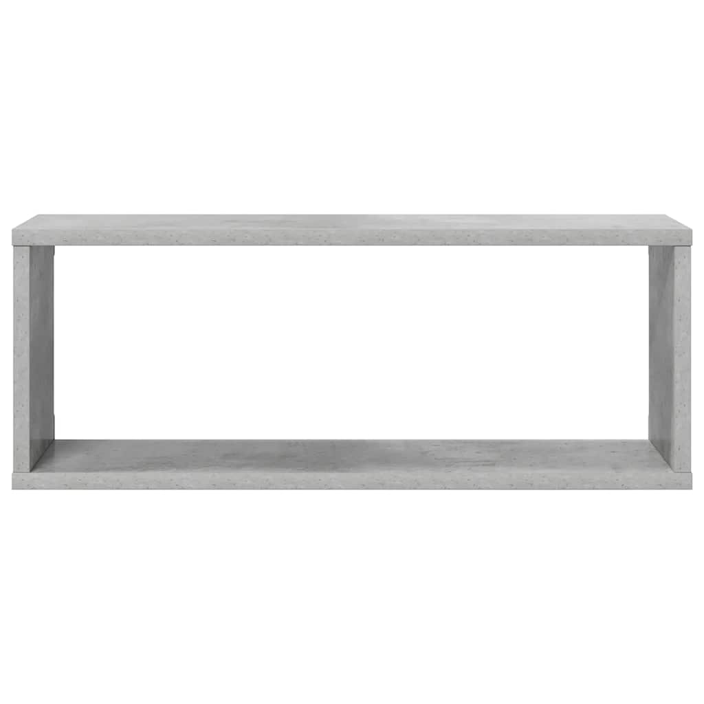 Mensole Parete a Cubo 6pz Grigio Cemento 60x15x23cm Multistrato | homemem39