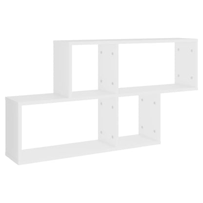 Scaffale a Parete Bianco 100x18x53 cm in in Multistrato | homemem39