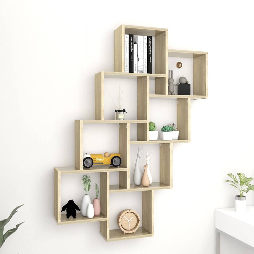 Mensola Parete Cubo legno multistrato