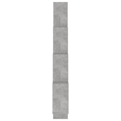 Mensola Parete Cubo Grigio Cemento 90x15x119 Legno Multistrato | homemem39