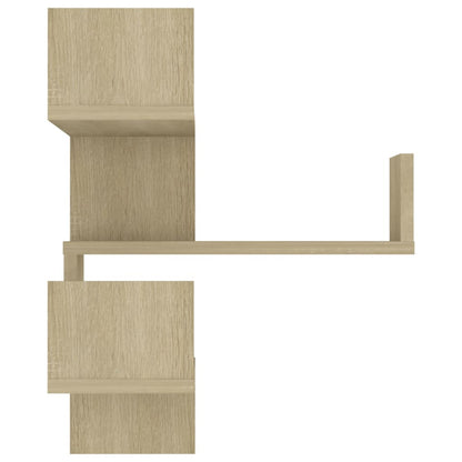 Scaffale Angolare a Muro Sonoma 40x40x50 cm Legno Multistrato | homemem39