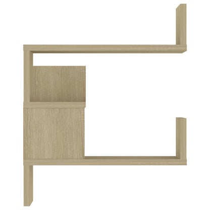 Scaffale Angolare a Muro Sonoma 40x40x50 cm Legno Multistrato | homemem39