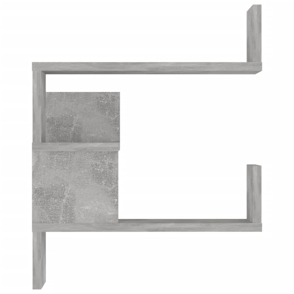 Scaffali Angolari Muro 2pz Grigio Cemento 40x40x50 Multistrato | homemem39