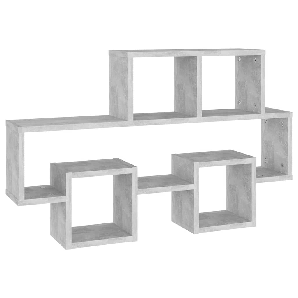 Scaffale Muro Auto Grigio Cemento 82x15x51 cm Legno Multistrato | homemem39