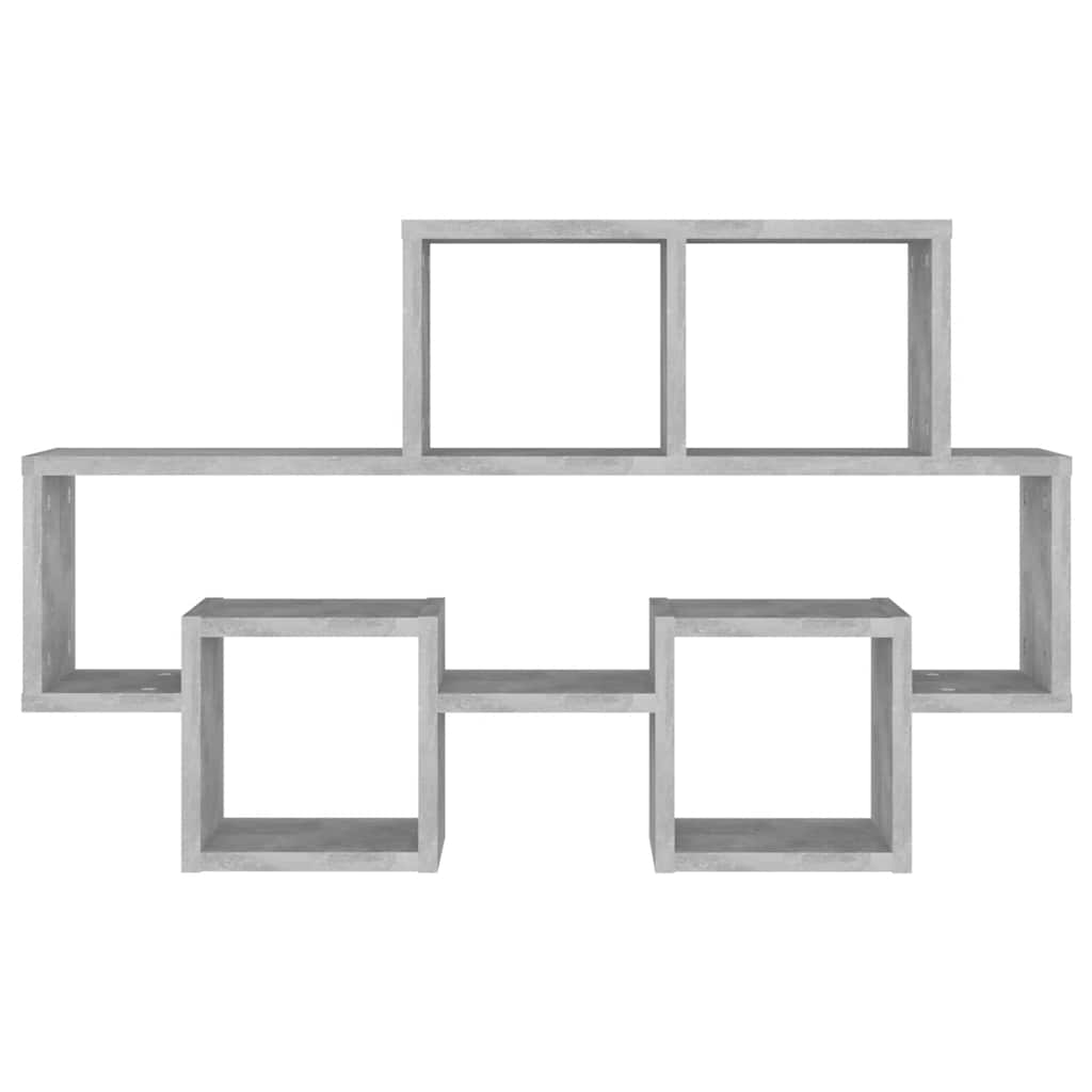 Scaffale Muro Auto Grigio Cemento 82x15x51 cm Legno Multistrato | homemem39