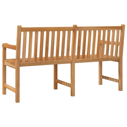 Panchina da Giardino 150 cm in Legno Massello di Teak - homemem39