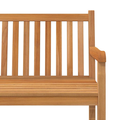 Panchina da Giardino 150 cm in Legno Massello di Teak - homemem39