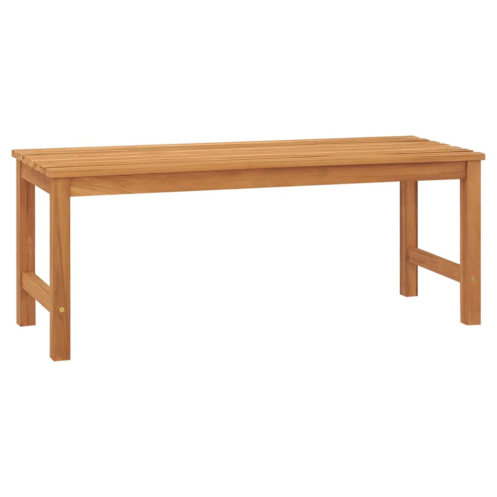 Panchina da Giardino 114 cm in Legno Massello di Teak | homemem39