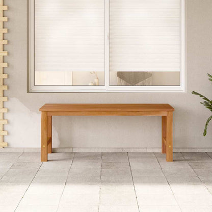 Panchina da Giardino 114 cm in Legno Massello di Teak | homemem39