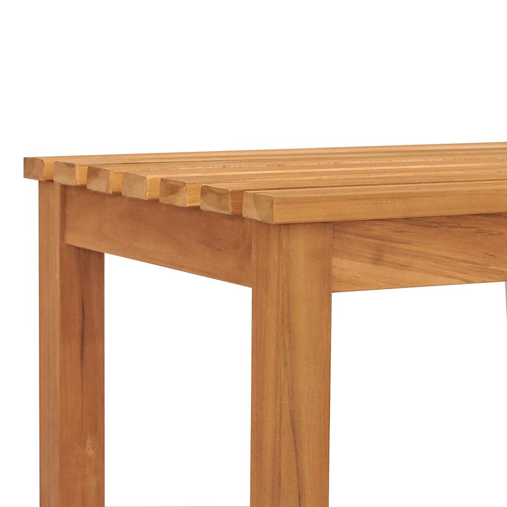 Panchina da Giardino 114 cm in Legno Massello di Teak | homemem39