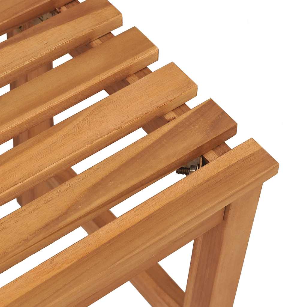 Panchina da Giardino 114 cm in Legno Massello di Teak | homemem39