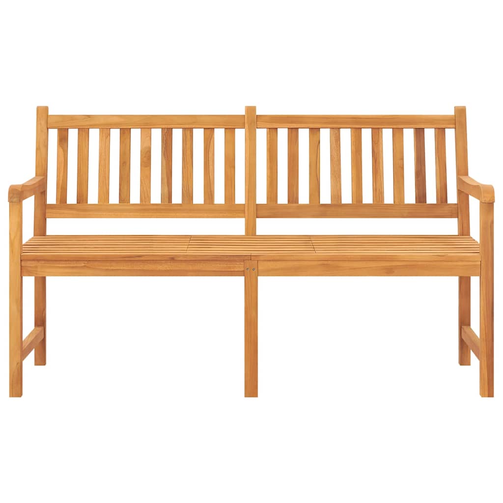 Panca Giardino 3 Posti con Tavolino 150 cm Legno Massello Teak | homemem39