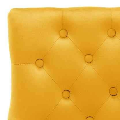 Sedie da Pranzo 2 pz Giallo in Velluto | homemem39