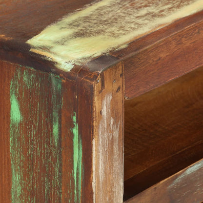 Multicolored TV Stand 110x30x40 cm in Reclaimed Wood
