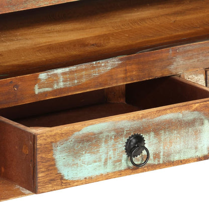 Multicolored TV Stand 110x30x40 cm in Reclaimed Wood