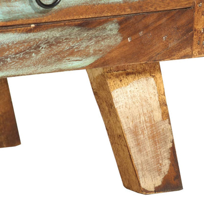 Multicolored TV Stand 110x30x40 cm in Reclaimed Wood