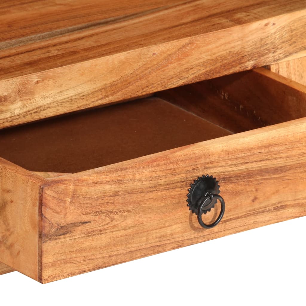 TV Cabinet 110x30x40 cm in Solid Acacia Wood