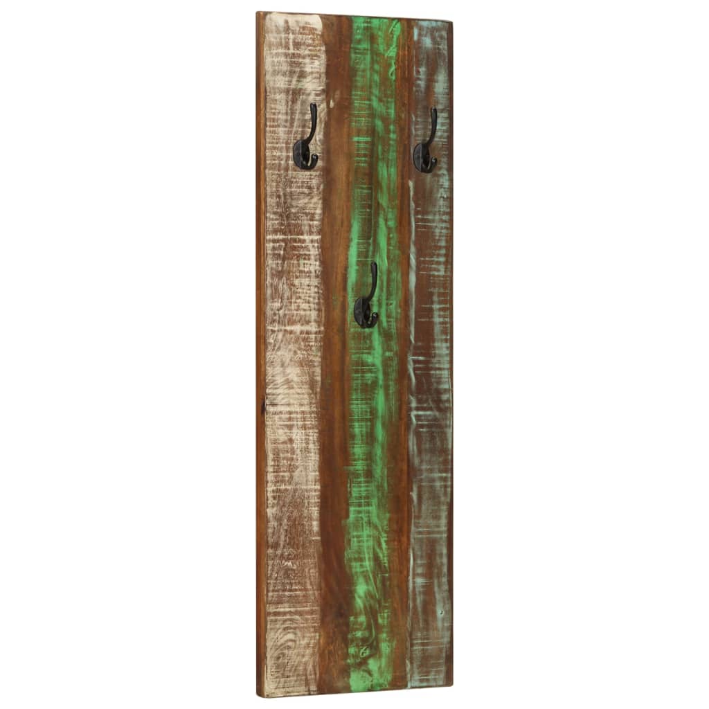 Appendiabiti a Parete 2pz 36x3x110cm Legno Massello di Recupero - homemem39