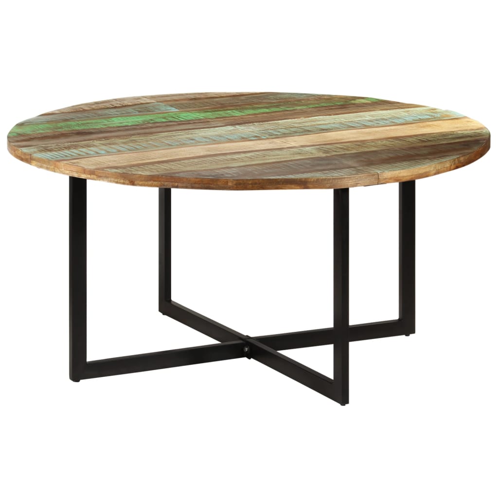 Tavolo da Pranzo 150x75 cm in Legno Massello di Recupero | homemem39