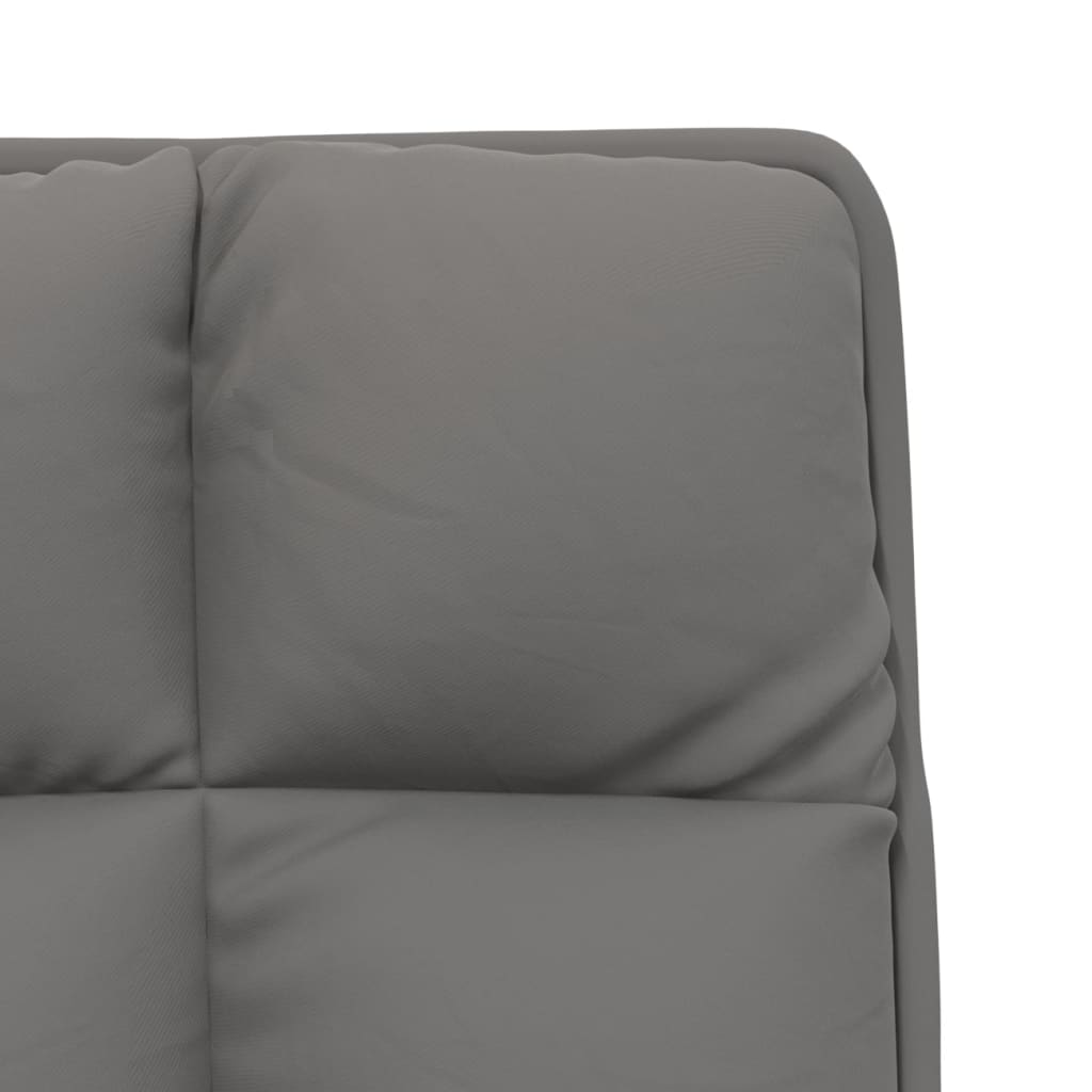 Poltrona con Struttura in Metallo Grigio Chiaro in Velluto | homemem39