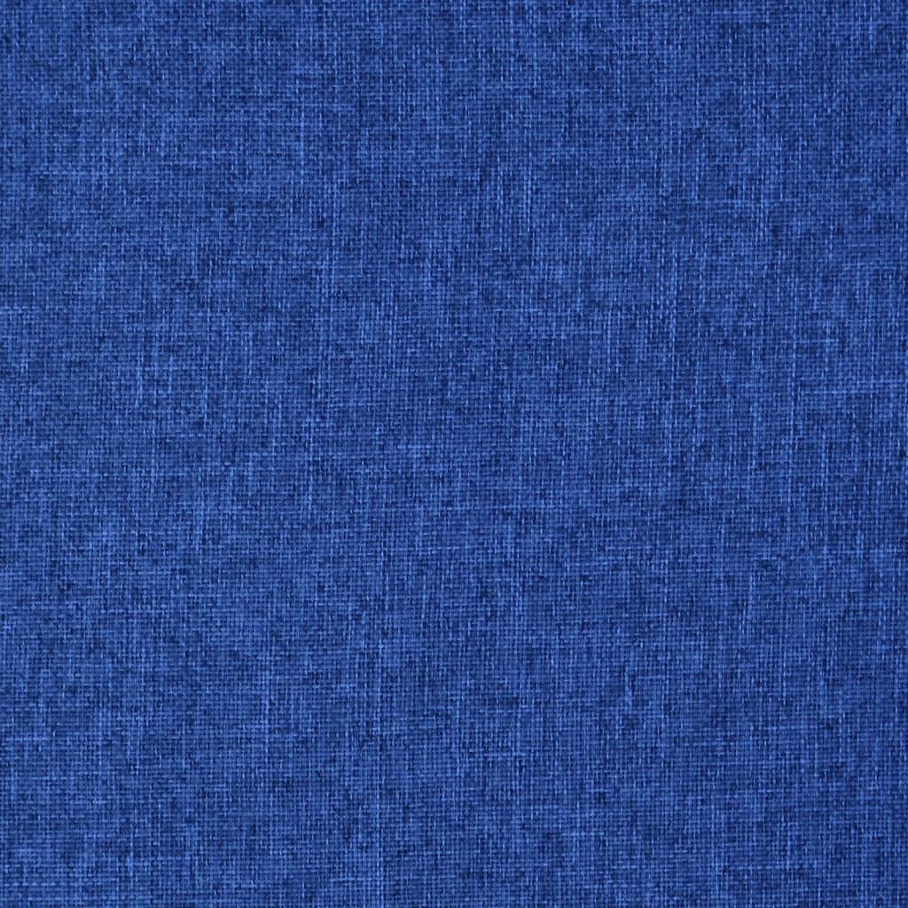 Sedia da Pavimento Girevole Blu in Tessuto | homemem39