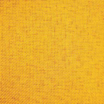 Sedia da Pavimento Girevole Giallo Senape in Tessuto | homemem39