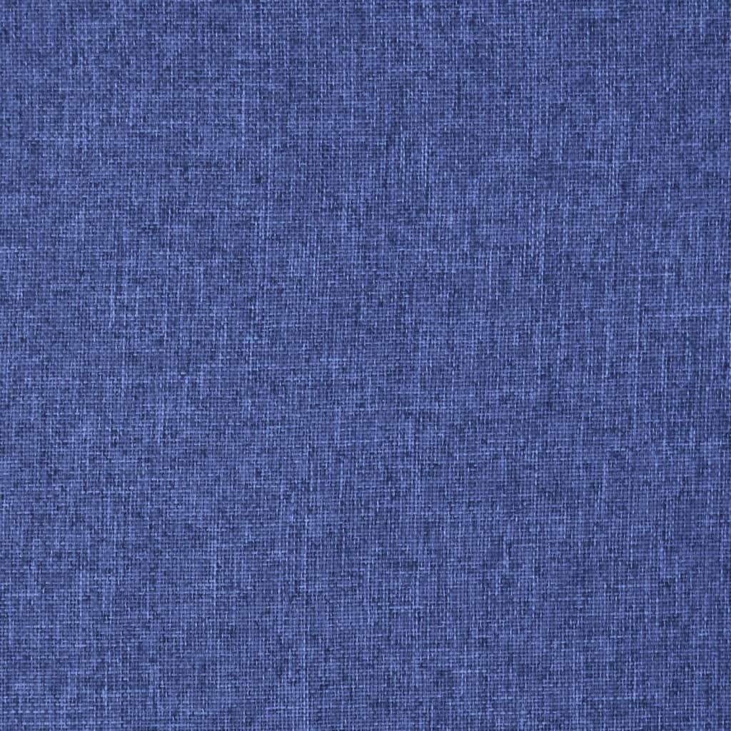 Sedia a Sdraio da Terra Pieghevole Blu in Tessuto | homemem39