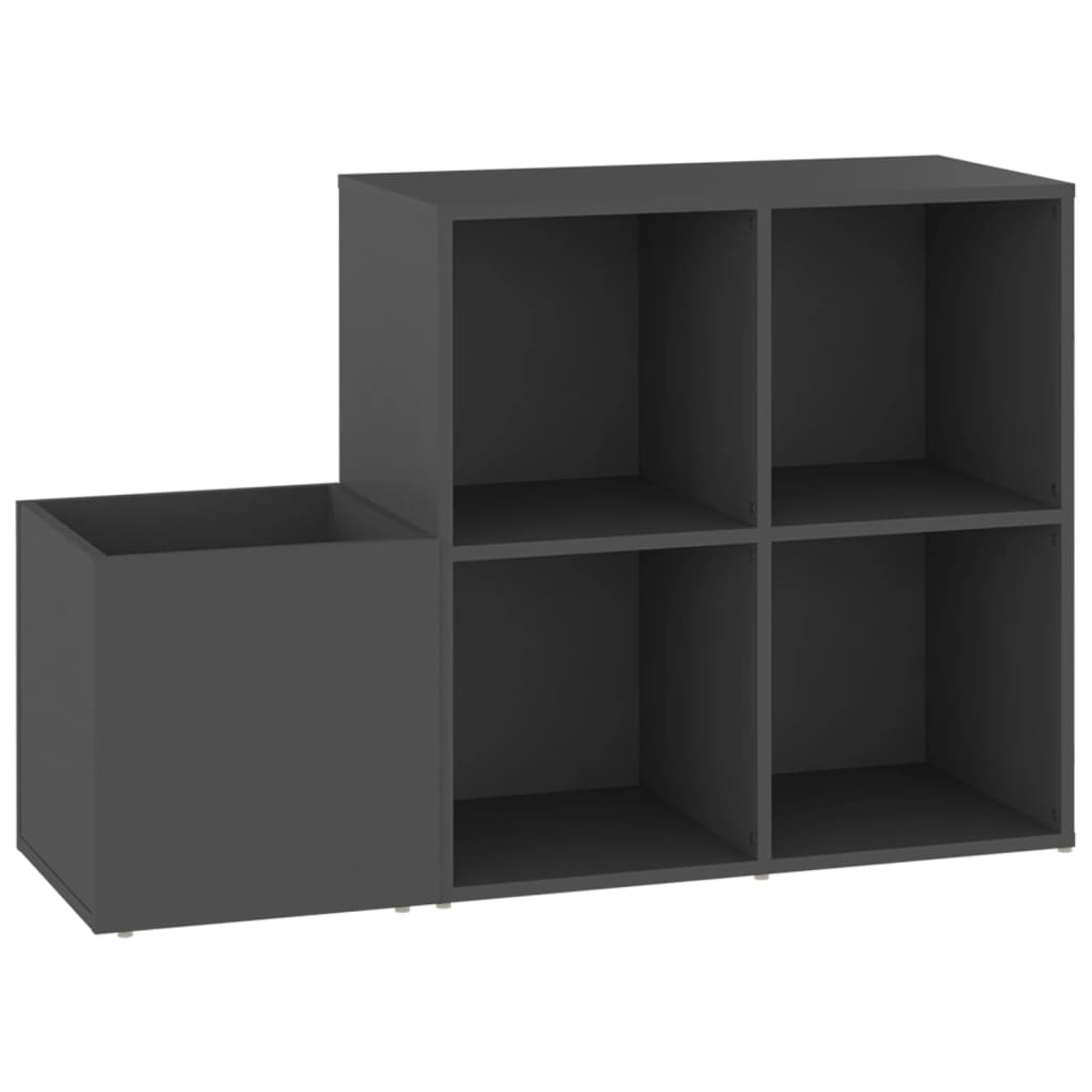 Scarpiera da Ingresso Grigia 105x35,5x70cm in Legno Multistrato - homemem39