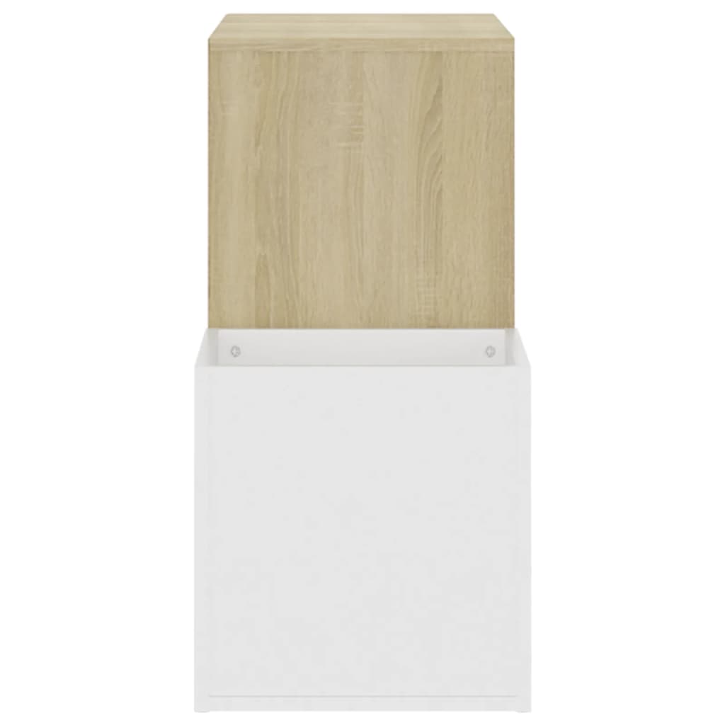 Scarpiera Ingresso Bianco Rovere Sonoma 105x35,5x70 Multistrato - homemem39