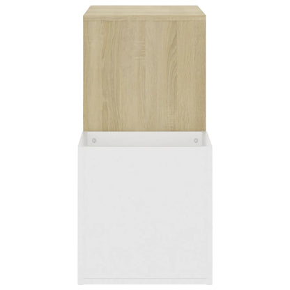 Scarpiera Ingresso Bianco Rovere Sonoma 105x35,5x70 Multistrato - homemem39