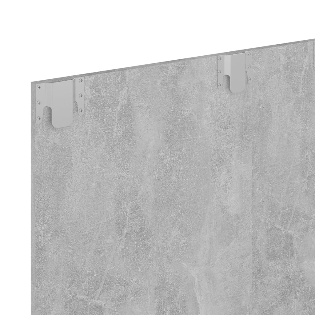 Mobile TV a Muro Grigio Cemento 120x23,5x90cm Legno Multistrato - homemem39