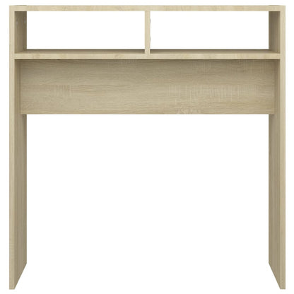 Tavolino Consolle Rovere Sonoma 78x30x80cm in Legno Multistrato - homemem39