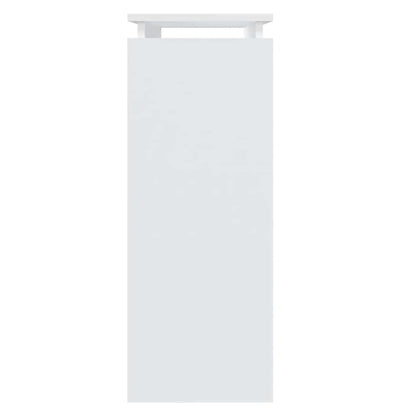 Tavolino Consolle Bianco 80x30x80 cm in Legno Multistrato - homemem39
