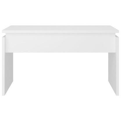 Tavolino da Salotto Bianco 68x50x38 cm Legno Multistrato | homemem39