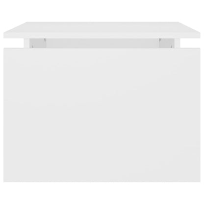 Tavolino da Salotto Bianco 68x50x38 cm Legno Multistrato | homemem39