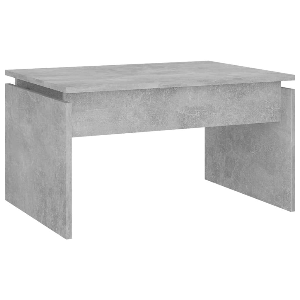 Tavolino da Salotto Grigio Cemento 68x50x38cm Legno Multistrato | homemem39