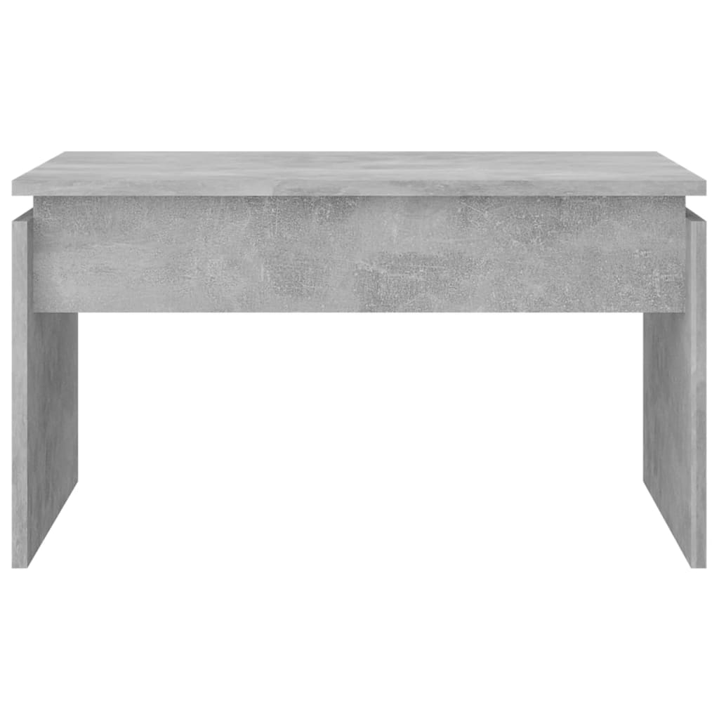 Tavolino da Salotto Grigio Cemento 68x50x38cm Legno Multistrato | homemem39