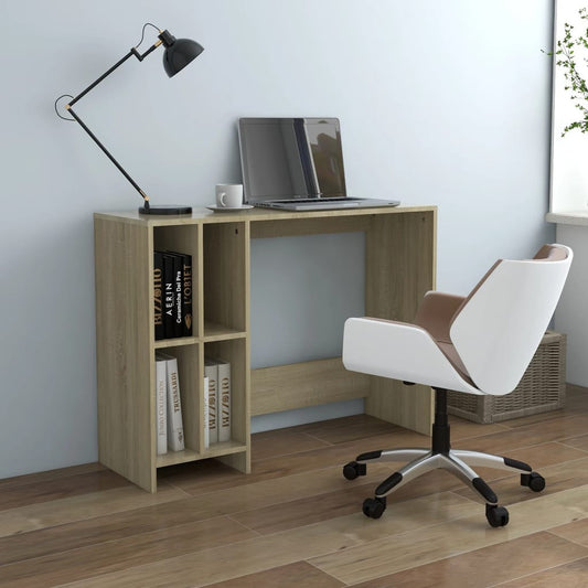 Scrivania Portatile Rovere Sonoma 102,5x35x75 cm Multistrato - homemem39