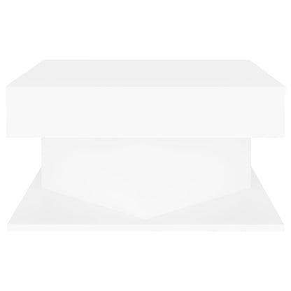 Tavolino da Salotto Bianco 57x57x30 cm in Legno Multistrato | homemem39