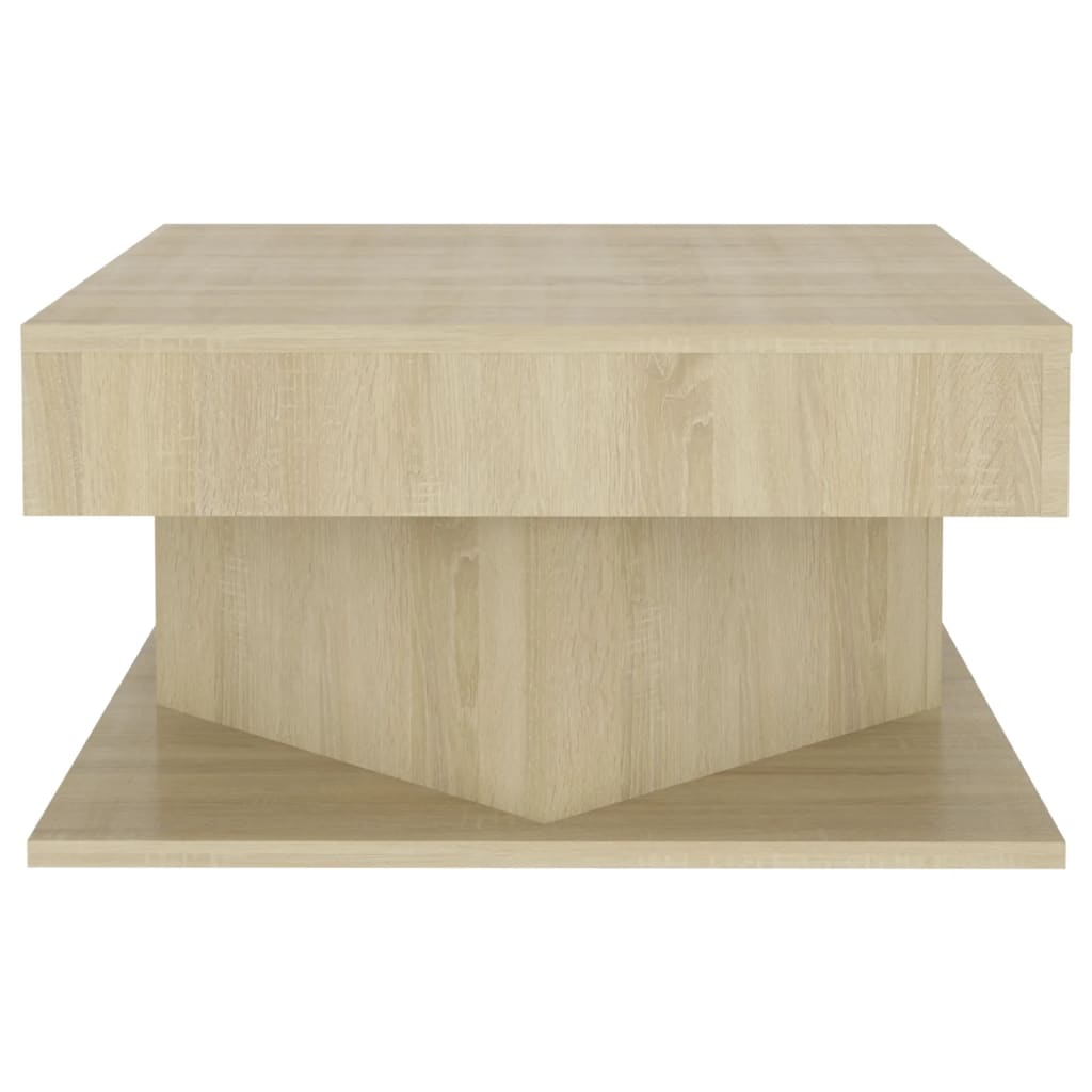 Tavolino da Salotto Rovere Sonoma 57x57x30 cm Legno Multistrato | homemem39